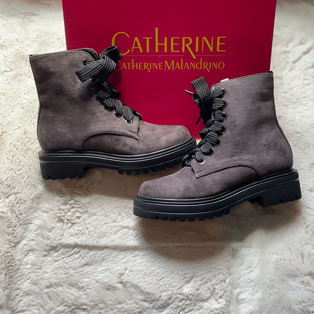 Catherine malandrino suede boots